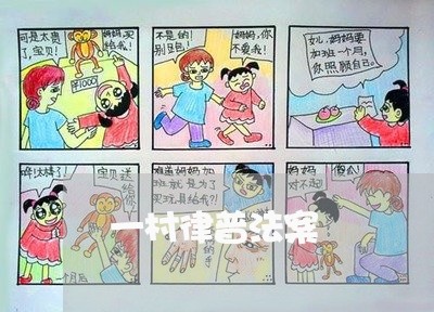 一村律普法案 一村律普法案