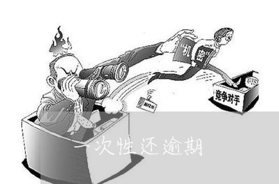一次性还逾期 一次性还逾期