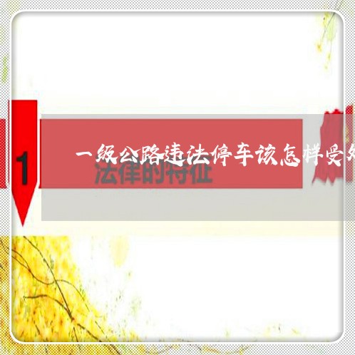 一级公路违法停车该怎样受处罚 一级公路违法停车该怎样受处罚