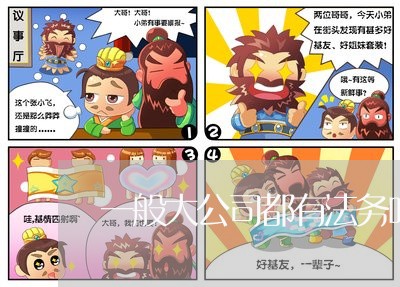 一般大公司都有法务吗 一般大公司都有法务吗
