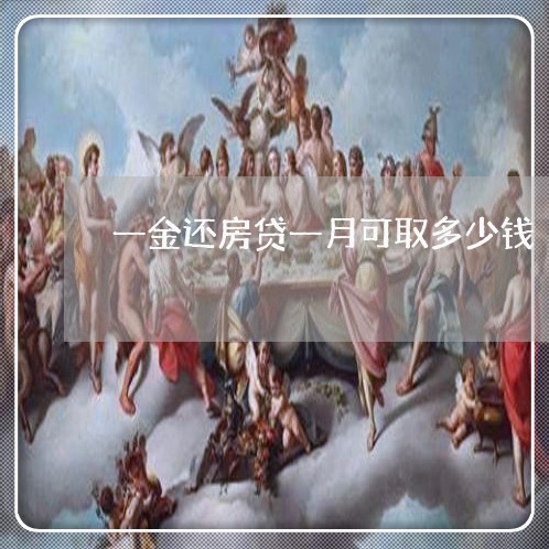 一金还房贷一月可取多少钱/2023061171814