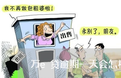 万e贷逾期一天会怎样