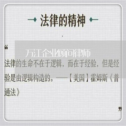 万江企业顾问律师/2023042314934