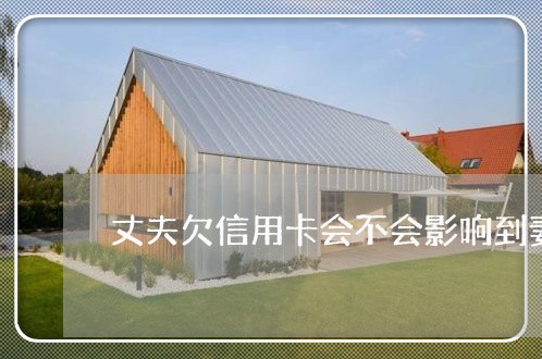 丈夫欠信用卡会不会影响到妻子 丈夫欠信用卡会不会影响到妻子