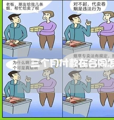 三个月付款在合同怎么写/2023061866282