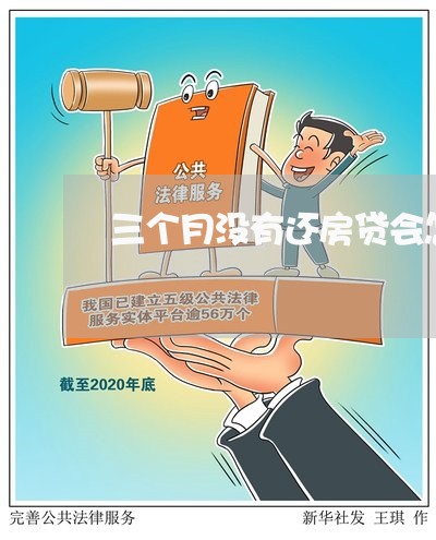 三个月没有还房贷会怎样/2023041904725