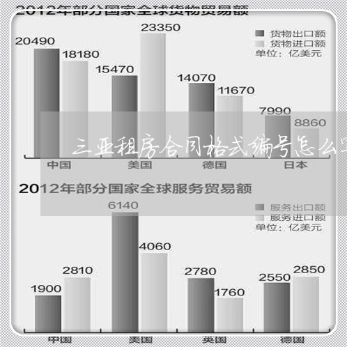 三亚租房合同格式编号怎么写/2023061672704