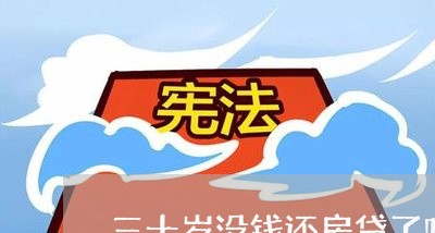 三十岁没钱还房贷了咋办/2023041940381