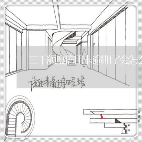 三千额度信用卡逾期了会怎么样/2023041966281