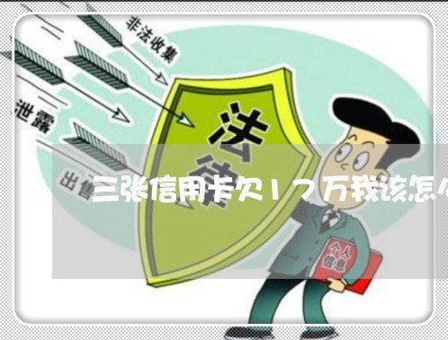 三张信用卡欠17万我该怎么办