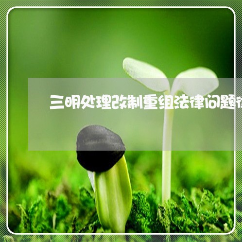 三明处理改制重组法律问题律师