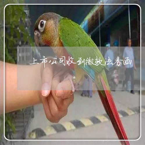 上市公司收到微软法务函 上市公司收到微软法务函