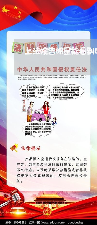 上法院告明星能看到明星吗 上法院告明星能看到明星吗