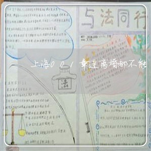 上海001章连离婚都不能/2023032048371 上海001章连离婚都不能/2023032048371