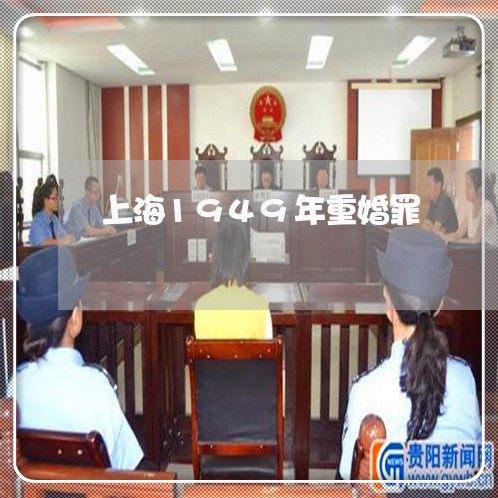 上海1949年重婚罪/2023021404725 上海1949年重婚罪/2023021404725