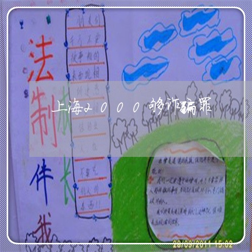 上海2000够诈骗罪/2023021431783 上海2000够诈骗罪/2023021431783