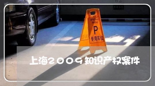 上海2009知识产权案件/2023032015059