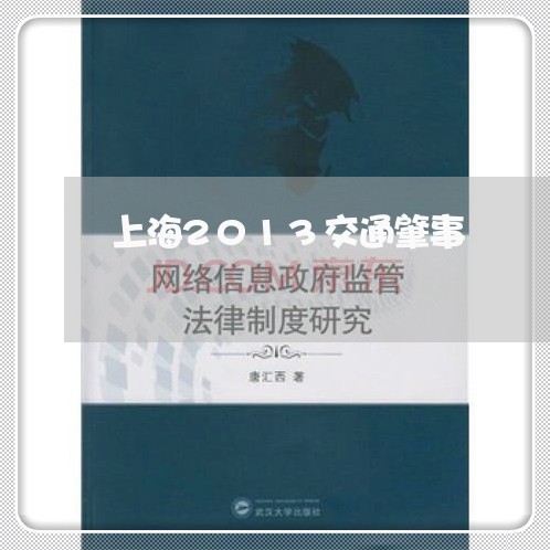 上海2013交通肇事/2023021471714 上海2013交通肇事/2023021471714