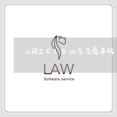 上海2015山东交通事故/2023032016048 上海2015山东交通事故/2023032016048