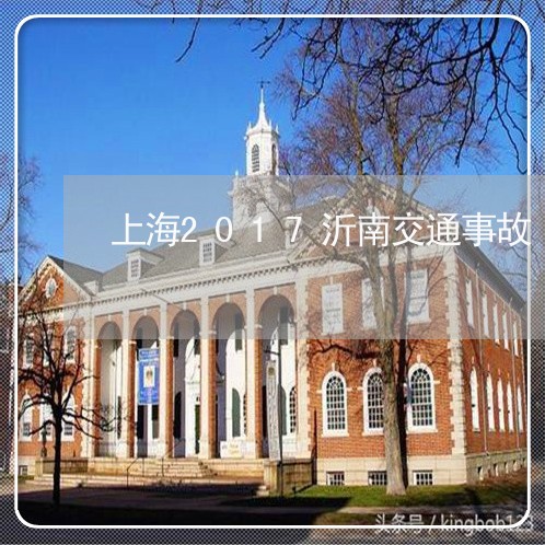 上海2017沂南交通事故/2023032017250 上海2017沂南交通事故/2023032017250