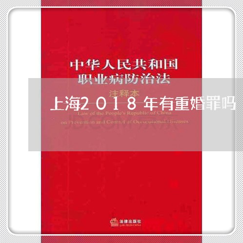 上海2018年有重婚罪吗/2023032094606 上海2018年有重婚罪吗/2023032094606
