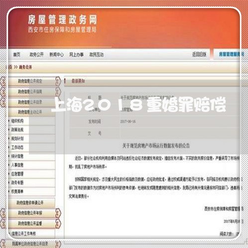 上海2018重婚罪赔偿/2023030116131