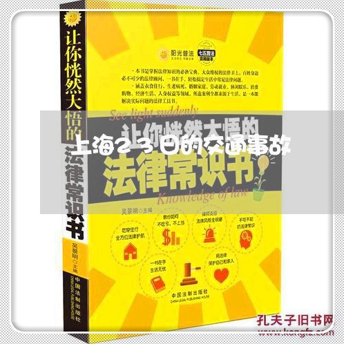 上海23日的交通事故/2023021494350 上海23日的交通事故/2023021494350