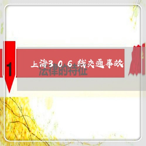 上海306线交通事故/2023021465827