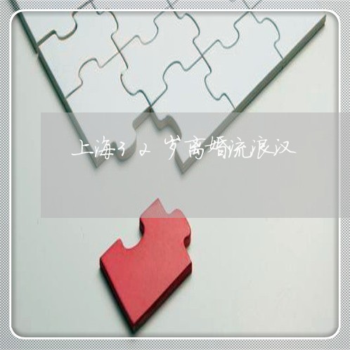 上海32岁离婚流浪汉/2023040948369 上海32岁离婚流浪汉/2023040948369