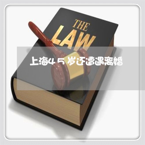 上海45岁还遭遇离婚/2023021329178 上海45岁还遭遇离婚/2023021329178