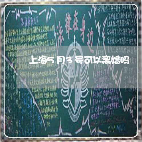 上海5月3号可以离婚吗/2023030194036 上海5月3号可以离婚吗/2023030194036