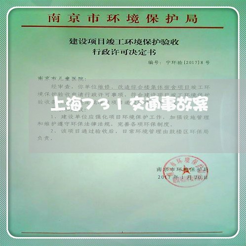 上海731交通事故案/2023021405826 上海731交通事故案/2023021405826