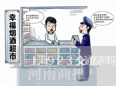 上海923交通肇事逃逸案/2023032039280