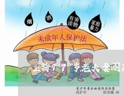 上海97岁老夫妻闹离婚/2023030163805 上海97岁老夫妻闹离婚/2023030163805