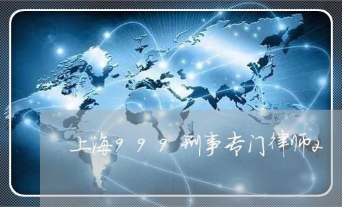上海999刑事专门律师2/2023032036179 上海999刑事专门律师2/2023032036179