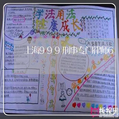 上海999刑事专门律师6/2023032006945