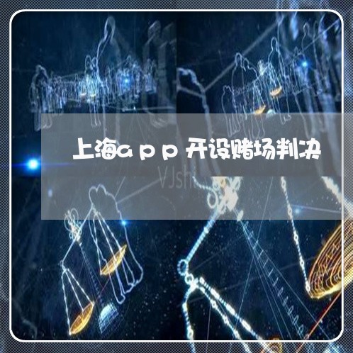 上海app开设赌场判决/2023030128360