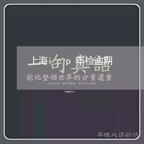 上海icp年检逾期/2023020640685