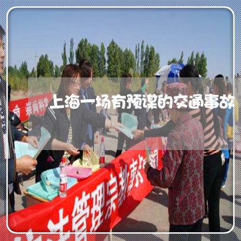 上海一场有预谋的交通事故/2023032016937 上海一场有预谋的交通事故/2023032016937