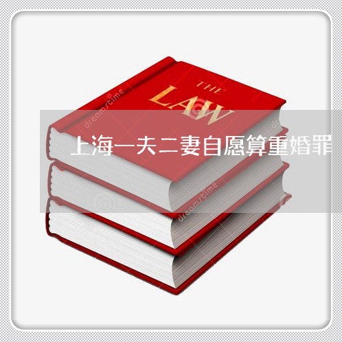 上海一夫二妻自愿算重婚罪/2023032081505 上海一夫二妻自愿算重婚罪/2023032081505