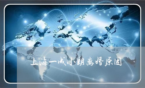 上海一成小朗离婚原因/2023021449169 上海一成小朗离婚原因/2023021449169