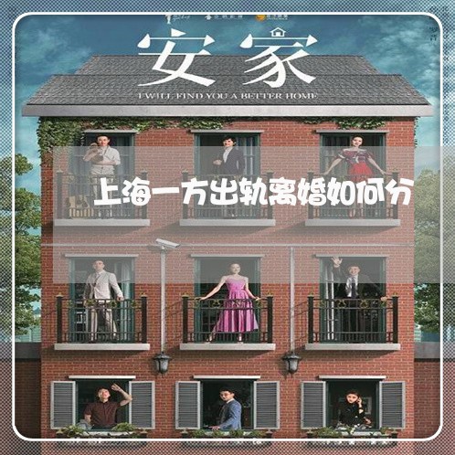 上海一方出轨离婚如何分/2023030162826 上海一方出轨离婚如何分/2023030162826
