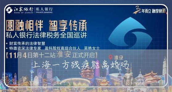 上海一方残疾能离婚吗/2023040979584