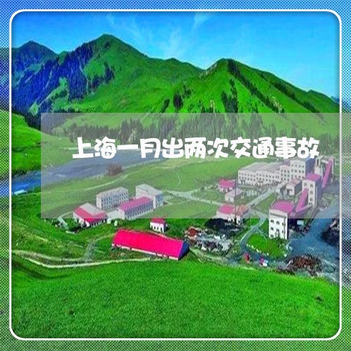 上海一月出两次交通事故/2023030250473