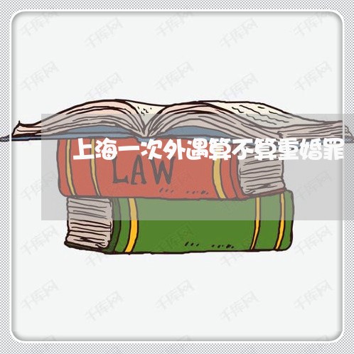 上海一次外遇算不算重婚罪/2023032026158