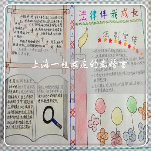 上海一般家庭的离婚书/2023040961394