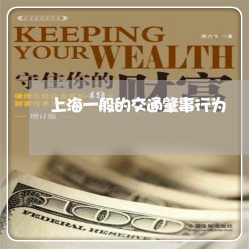 上海一般的交通肇事行为/2023030250351