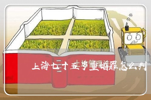 上海七十五岁重婚罪怎么判/2023032018470 上海七十五岁重婚罪怎么判/2023032018470
