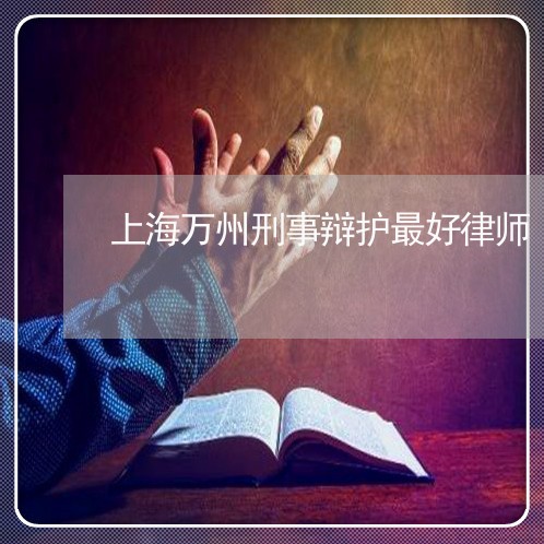 上海万州刑事辩护最好律师/2023032091793 上海万州刑事辩护最好律师/2023032091793