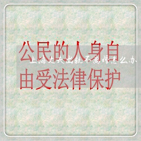上海丈夫出轨不离婚怎么办/2023032058279